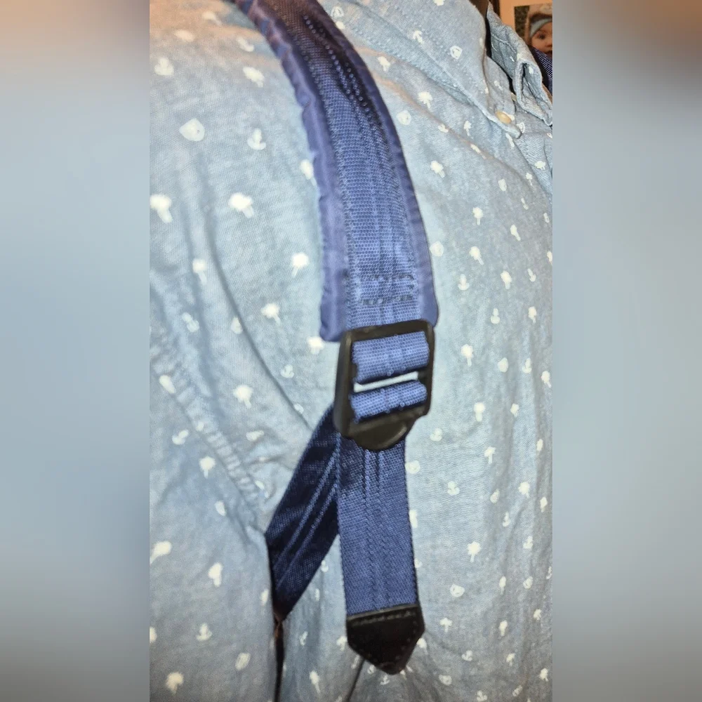 Knomo London Quilted Labtop Backpack, BLUE - Picture 5 of 13